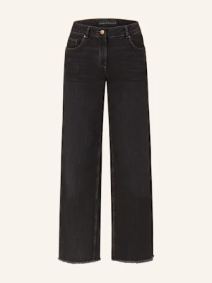 Luisa Cerano Jeansy Wide Leg schwarz