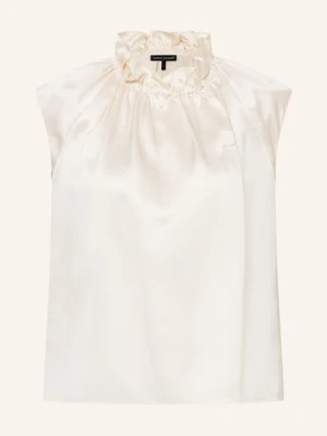 Luisa Cerano Jedwabna Bluzka weiss
