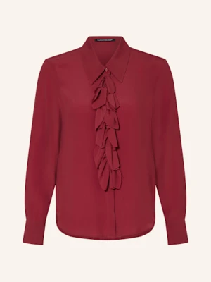 Luisa Cerano Koszula Z Dodatkiem Jedwabiu I Falbankami rot