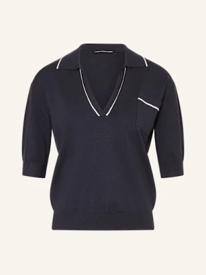 Luisa Cerano Koszulka Polo Z Dzianiny blau