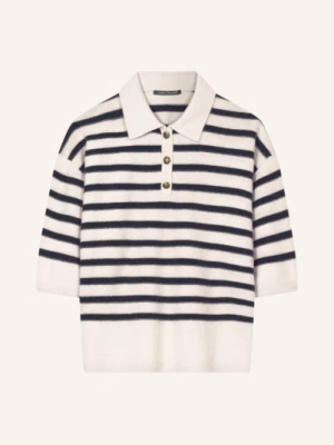 Luisa Cerano Koszulka Polo Z Dzianiny weiss