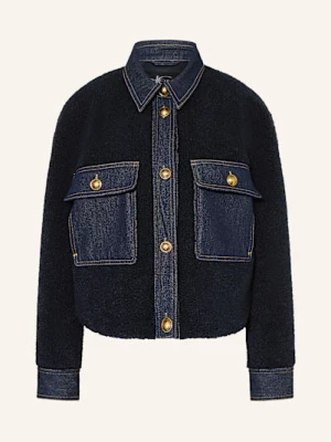 Luisa Cerano Kurtka Pluszowa blau