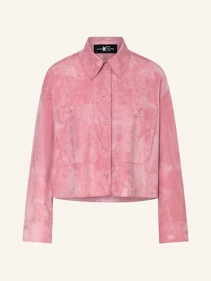 Luisa Cerano Kurtka Skórzana rosa