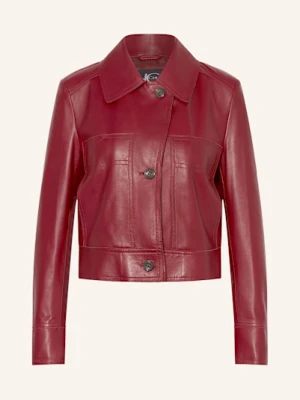 Luisa Cerano Kurtka Skórzana Z Podpinką rot