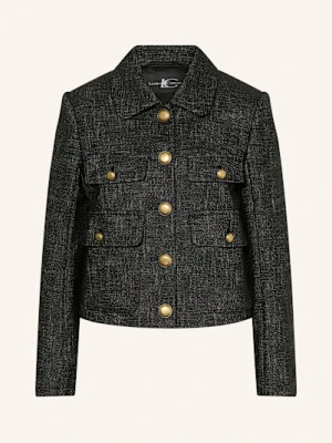 Luisa Cerano Kurtka Z Tweedu schwarz