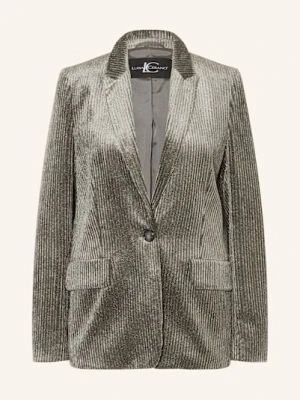 Luisa Cerano Marynarka Z Tkaniny Sztruksowej Z Brokatową Przędzą grau