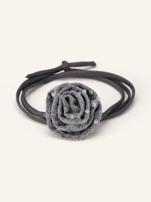 Luisa Cerano Pasek Na Talię Z Aksamitu Z Cekinami grau