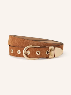 Luisa Cerano Pasek Skórzany braun