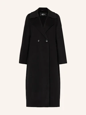 Luisa Cerano Płaszcz Wełniany schwarz