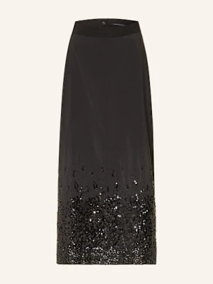 Luisa Cerano Spódnica Z Cekinami beige