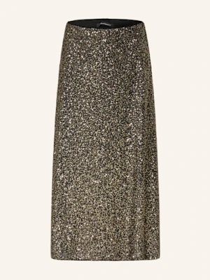 Luisa Cerano Spódnica Z Cekinami grau