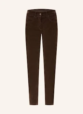 Luisa Cerano Spodnie 7/8 Z Aksamitu braun