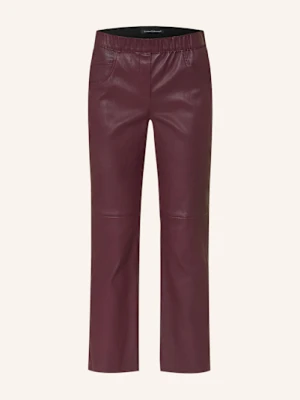 Luisa Cerano Spodnie 7/8 Ze Skóry rot