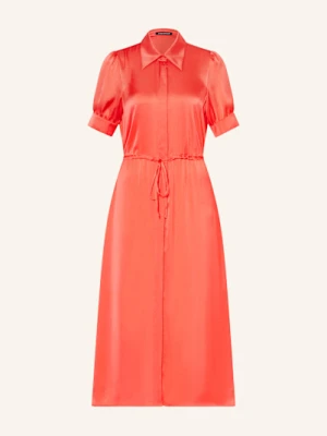 Luisa Cerano Sukienka Koszulowa Z Satyny rot