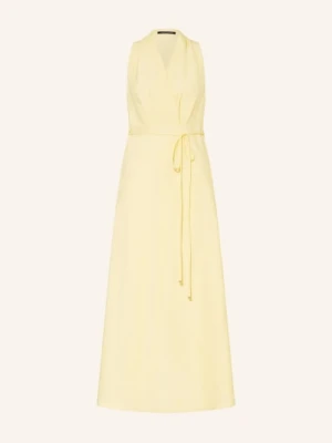 Luisa Cerano Sukienka Z Lnu gelb