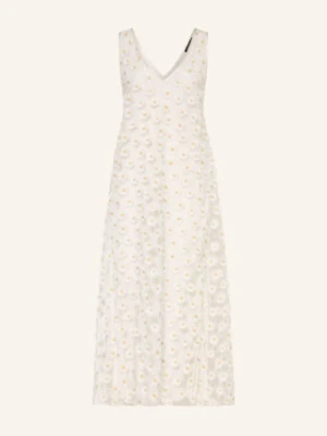 Luisa Cerano Sukienka Z Siateczki weiss
