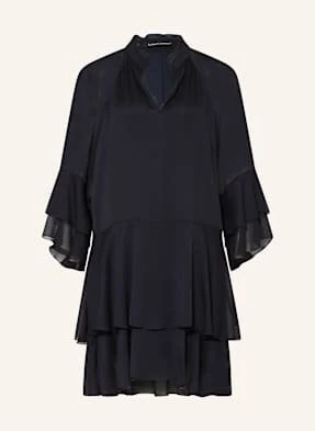 Luisa Cerano Sukienka Z Wolantami blau