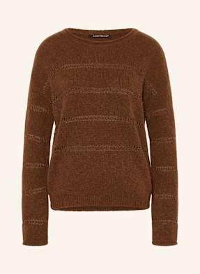 Luisa Cerano Sweter Z Cekinami braun