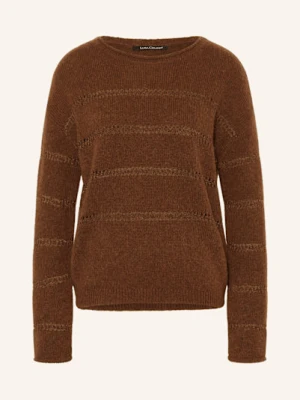 Luisa Cerano Sweter Z Cekinami braun