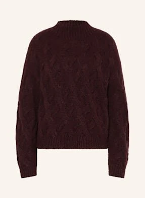 Luisa Cerano Sweter Z Dodatkiem Alpaki rot