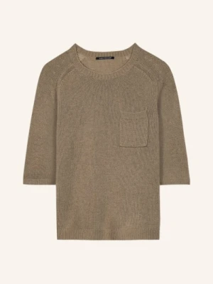 Luisa Cerano Sweter Z Dzianiny Z Rękawami 3/4 gruen KHAKI