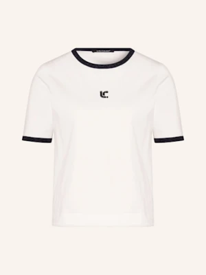 Luisa Cerano T-Shirt Z Cekinami weiss