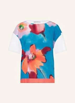Luisa Cerano T-Shirt Z Jedwabiu blau