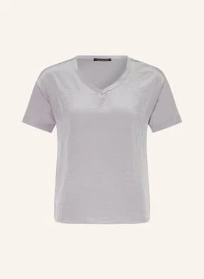 Luisa Cerano T-Shirt Z Mieszanki Materiałów grau