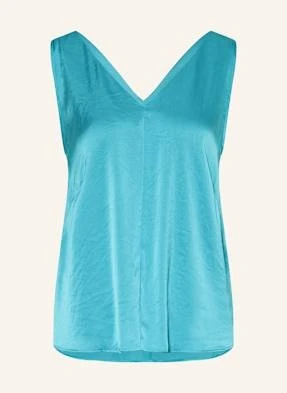 Luisa Cerano Top Satynowy blau