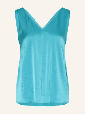 Luisa Cerano Top Satynowy blau