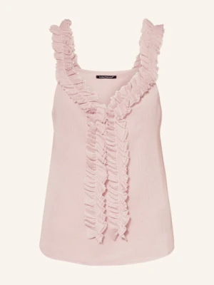 Luisa Cerano Top Z Falbankami rosa