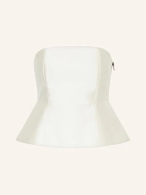 Luisa Cerano Top Z Odkrytymi Ramionami Z Lnu weiss