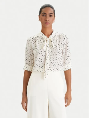 Luisa Spagnoli Bluzka Barcolana 543049 Écru Regular Fit