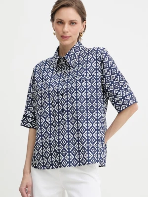 Luisa Spagnoli bluzka koszulowa damska bawełniana Bilancina