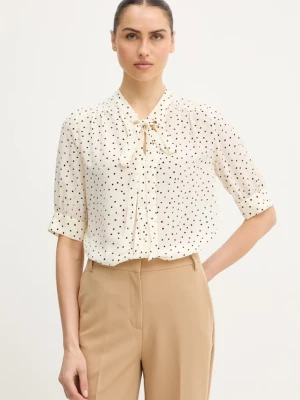 Luisa Spagnoli bluzka z dodatkiem jedwabiu Barcolana