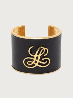 Luisa Spagnoli bransoletka skórzana Necessario czarny