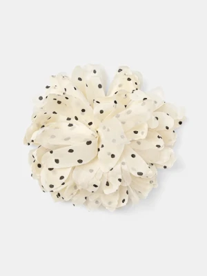 Luisa Spagnoli broszka z dodatkiem jedwabiu Nereto