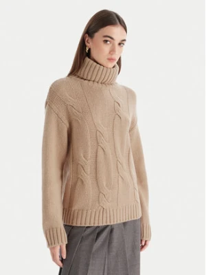 Luisa Spagnoli Golf Cerema 100250 Beżowy Regular Fit