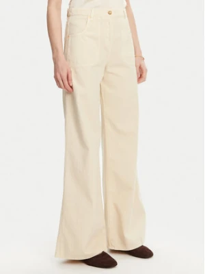 Luisa Spagnoli Jeansy Ali 541943 Beżowy Flare Fit