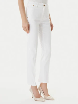 Luisa Spagnoli Jeansy Aroma 542975 Biały Straight Fit