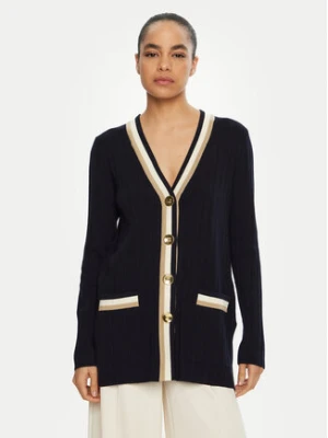 Luisa Spagnoli Kardigan Magistro 58593 Granatowy Regular Fit