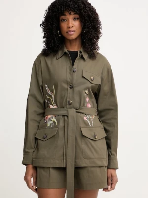 Luisa Spagnoli kurtka damska bawełniana z elastanem Vernet