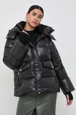 Luisa Spagnoli kurtka puchowa damska kolor czarny zimowa