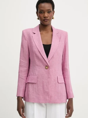 Luisa Spagnoli marynarka jednorzędowa damska lniana Vetrate