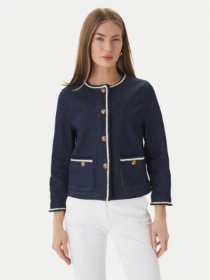 Luisa Spagnoli Marynarka Vario 542793 Granatowy Regular Fit