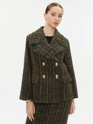 Luisa Spagnoli Płaszcz przejściowy Scellino 540182 Khaki Regular Fit