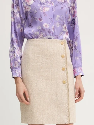 Luisa Spagnoli spódnica z dodatkiem lnu Tanzania