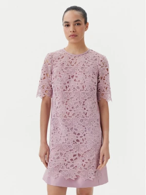 Luisa Spagnoli Sukienka koktajlowa Pendice 541767 Fioletowy Regular Fit