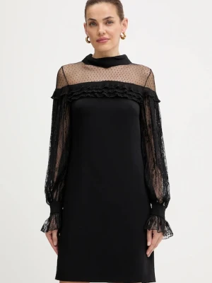 Luisa Spagnoli sukienka kolor czarny mini prosta 542393