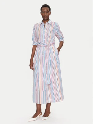 Luisa Spagnoli Sukienka koszulowa Piastrella 542094 Kolorowy Regular Fit